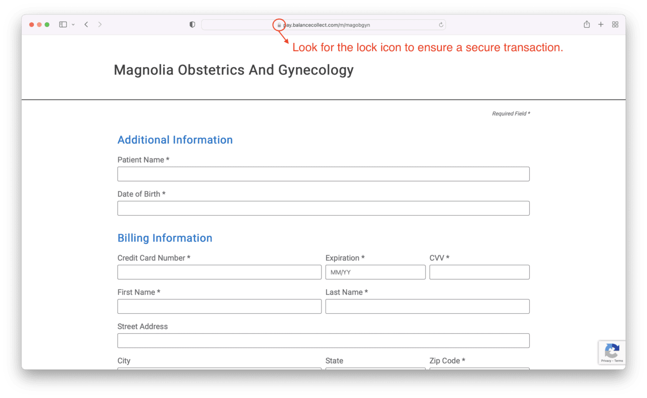 Make a Payment Magnolia OBGYN of Dallas